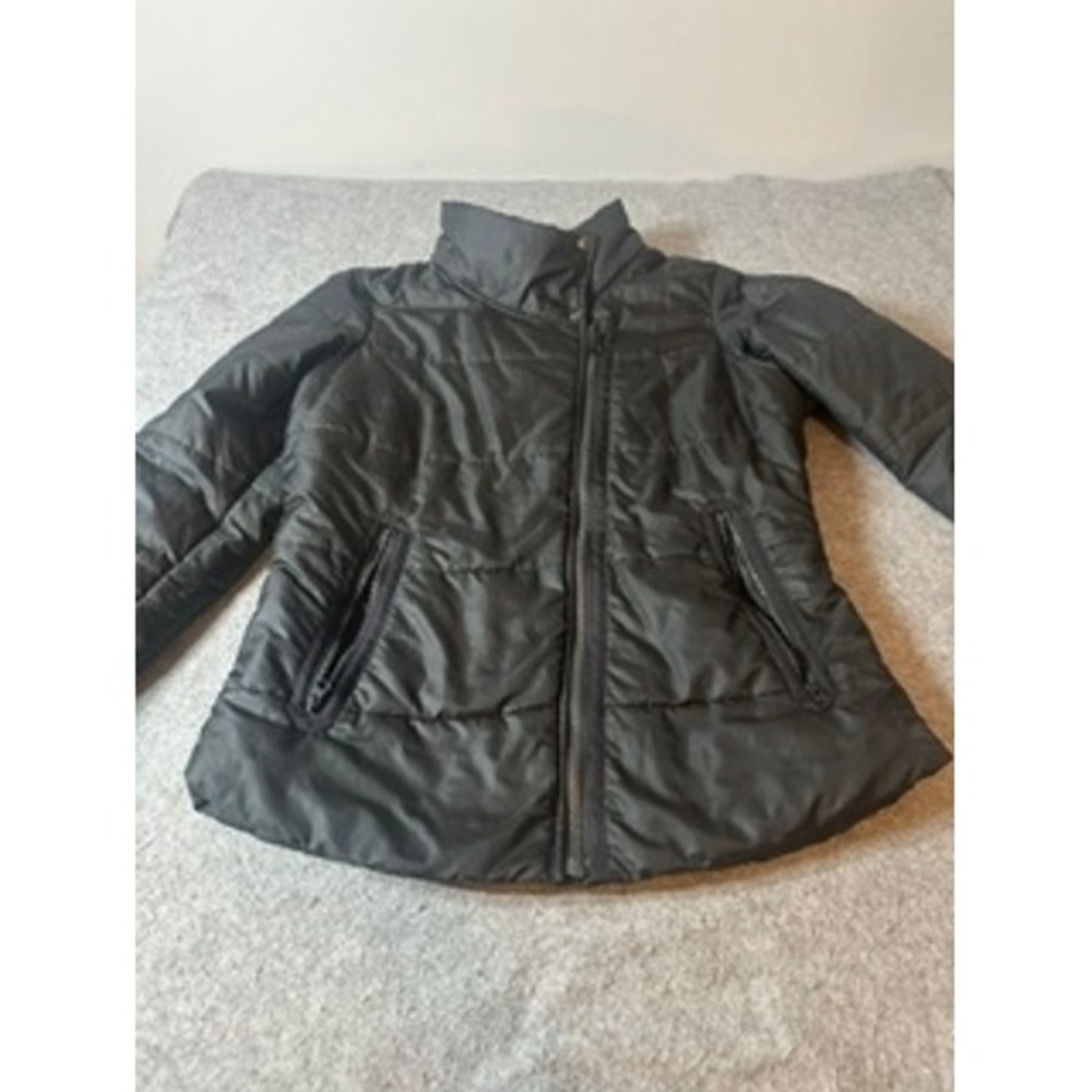 REI Co-op Womens Black Quilted Insulated Puffer Jacket Mock Neck Size S RN37249